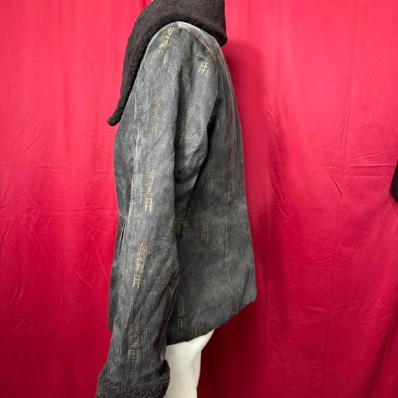 Vintage Quilted Jacket shearling‎ coat - Picture 4 of 6